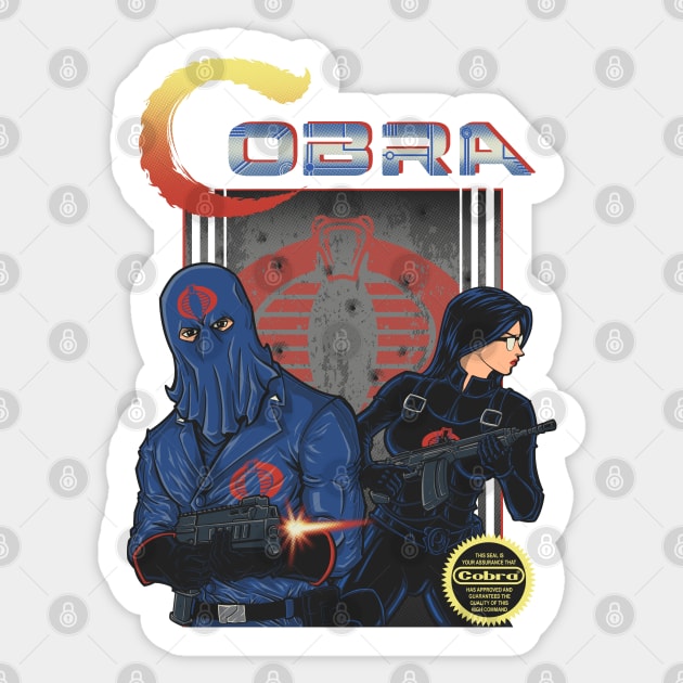 COBRA3 Sticker by BetMac